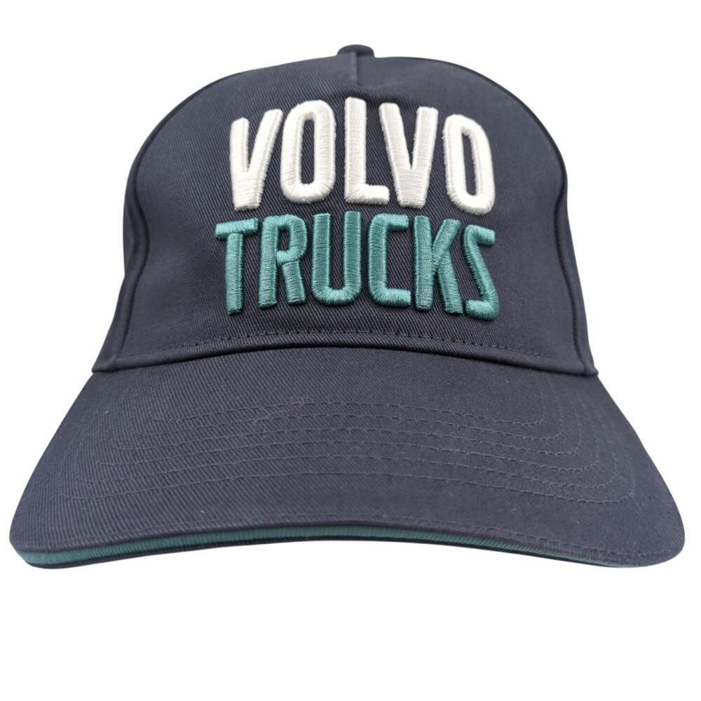 Volvo Trucks Cap Baseball Hat Men's Adjustable Navy Blue Organic Cotton